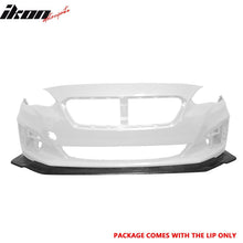 Load image into Gallery viewer, 2017-2019 Subaru Impreza IKON Style Unpainted Front Bumper Lip PU
