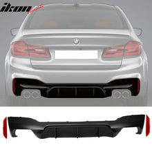 Load image into Gallery viewer, 2017-2020 BMW 5 Series G30 Rear Bumper Lip Diffuser Quad Outlets