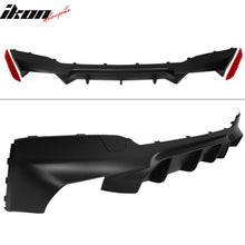 Load image into Gallery viewer, 2017-2020 BMW 5 Series G30 Rear Bumper Lip Diffuser Quad Outlets