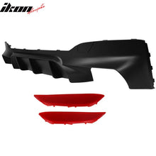 Load image into Gallery viewer, 2017-2020 BMW 5 Series G30 Rear Bumper Lip Diffuser Quad Outlets