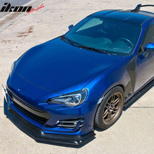 Load image into Gallery viewer, 2017-2020 Subaru BRZ IKON Style Unpainted Black Front Bumper Lip PU