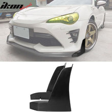 Load image into Gallery viewer, 2017-2020 Toyota 86 CS Style Black Front Bumper Lip Front Winglets PU