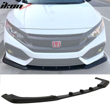 Load image into Gallery viewer, 2017-2021 Honda Civic Hatchback IKON V3 Style Front Bumper Lip PU