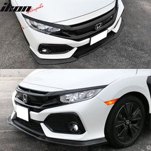 Load image into Gallery viewer, 2017-2021 Honda Civic &amp; Si Front Spoiler GT Style Unpainted Car Lip PU
