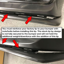 Load image into Gallery viewer, 2017-2021 Honda Civic Hatchback 4Dr Sport GT Style Front Bumper Lip PU