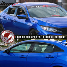 Load image into Gallery viewer, 2017-2021 Honda Civic Hatchback 4PCS Mugen Style Window Visors Acrylic