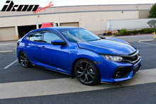 Load image into Gallery viewer, 2017-2021 Honda Civic Hatchback 4PCS Mugen Style Window Visors Acrylic