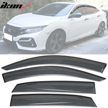 Load image into Gallery viewer, 2017-2021 Honda Civic 10th Gen X HB5 Smoke/Tinted Window Visor Acrylic