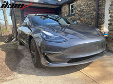 Load image into Gallery viewer, 2017-2023 Tesla Model 3 Matte Black IKON Style Fog Light Trims ABS 2PC