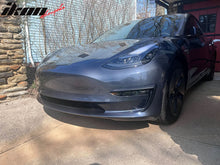 Load image into Gallery viewer, 2017-2023 Tesla Model 3 Matte Black IKON Style Fog Light Trims ABS 2PC