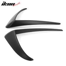 Load image into Gallery viewer, 2017-2023 Tesla Model 3 Matte Black IKON Style Fog Light Trims ABS 2PC