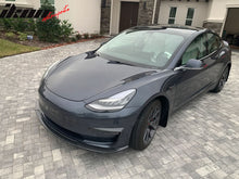 Load image into Gallery viewer, 2017-2023 Tesla Model 3 Carbon Fiber Print IKON Style Fog Light Trims