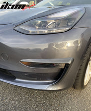 Load image into Gallery viewer, 2017-2023 Tesla Model 3 Carbon Fiber Print IKON Style Fog Light Trims