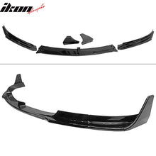 Load image into Gallery viewer, 2017-2023 Tesla Model 3 V Style Gloss Black Front Bumper Lip 5PC PP