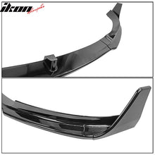 Load image into Gallery viewer, 2017-2023 Tesla Model 3 V Style Gloss Black Front Bumper Lip 5PC PP