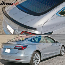 Load image into Gallery viewer, 2017-2023 Tesla Model 3 IKON Style Rear Spoiler Carbon Fiber