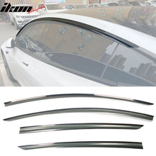 Load image into Gallery viewer, 2017-2024 Tesla Model 3 Smoke Acrylic Window Visors Deflectors 4PCS
