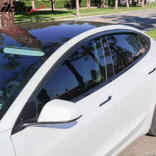 Load image into Gallery viewer, 2017-2024 Tesla Model 3 Smoke Acrylic Window Visors Deflectors 4PCS