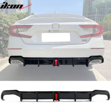 Load image into Gallery viewer, 2018-2022 Honda Accord Sport LED Rear Lip Diffuser Gloss Black