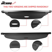Load image into Gallery viewer, 2018-2023 Subaru Crosstrek 2017-2023 Impreza Black Tonneau Cargo Cover