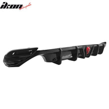 Load image into Gallery viewer, 2018-2024 Toyota Camry LE XLE Gloss Black Rear Bumper Diffuser Lip PP
