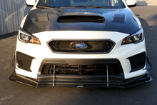Load image into Gallery viewer, Subaru WRX/ STI Carbon Fiber Wind Splitter w/ Rods 2018-2021 (APR Performance Lip)