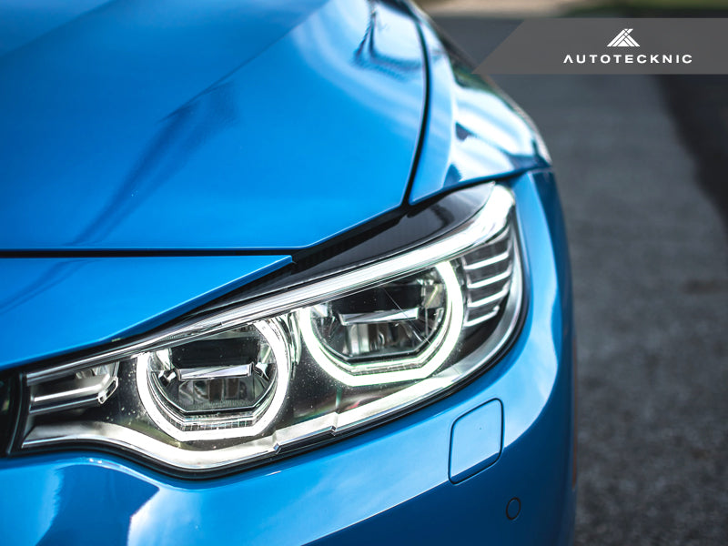 AutoTecknic Carbon Fiber Headlight Trim Set - F80 M3 | F82/ F83 M4
