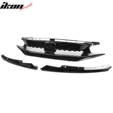 Load image into Gallery viewer, 2019-2021 Honda Civic Sedan Coupe Gloss Black Front Grille Eyebrows