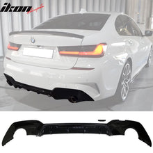 Load image into Gallery viewer, 2019-2022 BMW G20 3 Series Rear Bumper Diffuser w/ Round Tip 4 Blade