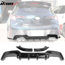 Load image into Gallery viewer, 2019-2022 Toyota Corolla 5DR TS Style Rear Lip Diffuser Aprons ABS