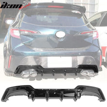 Load image into Gallery viewer, 2019-2022 Toyota Corolla TS Style Painted #218 Black Rear Diffuser ABS
