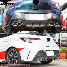 Load image into Gallery viewer, 2019-2022 Toyota Corolla Hatchback E210 Rear Diffuser Bumper Splitter