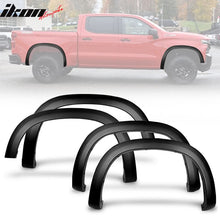 Load image into Gallery viewer, 2019-2023 Chevy Silverado 1500 Textured Black Fender Flares PP 4PC