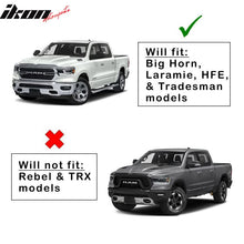 Load image into Gallery viewer, 2019-2025 Dodge Ram 1500 Standard Bed Matte Black Fender Flares 4PCS