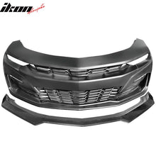 Load image into Gallery viewer, 2019-2024 Chevy Camaro SS Style Black Front Bumper Guard CFL Lip ABS