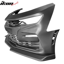 Load image into Gallery viewer, 2019-2024 Chevy Camaro SS Style Unpainted Front Bumper Matte Black Lip