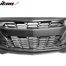 Load image into Gallery viewer, 2019-2024 Chevy Camaro SS Style Unpainted Front Bumper Matte Black Lip