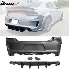 Load image into Gallery viewer, 2020-2023 Dodge Charger Widebody Bumper Cover Rear Lip Diffuser PP