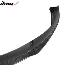 Load image into Gallery viewer, 2020-2024 Tesla Model Y Front LipIKON Style Lip Spoiler Carbon Fiber