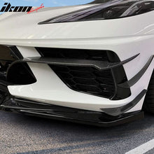 Load image into Gallery viewer, 2020-2025 Chevrolet Corvette IKON Front Canard Splitter Carbon Fiber