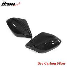 Load image into Gallery viewer, 2020-2025 Chevy Corvette IKON Gloss Black Mirror Cap Dry Carbon Fiber