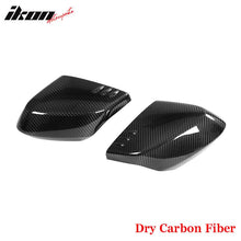 Load image into Gallery viewer, 2020-2025 Chevy Corvette IKON Gloss Black Mirror Cap Dry Carbon Fiber
