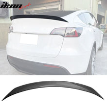 Load image into Gallery viewer, 2020-2025 Tesla Model Y Rear Trunk Spoiler A Style Painted #PBSB Black