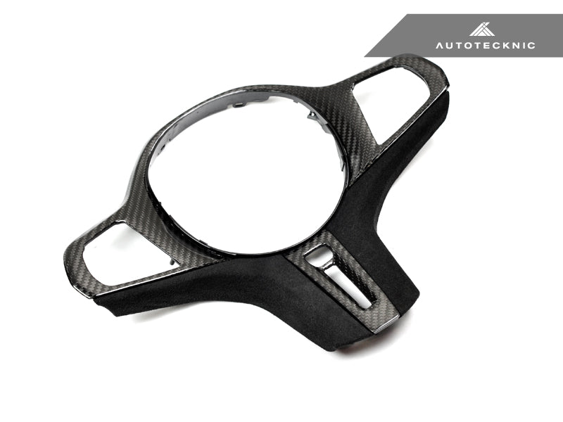 AutoTecknic Carbon Alcantara Steering Wheel Trim - G01 X3 | G02 X4