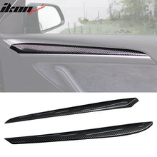 Load image into Gallery viewer, 2021-2023 Tesla 3 &amp; 2023 Y Carbon Fiber Center Front Door Panel ABS