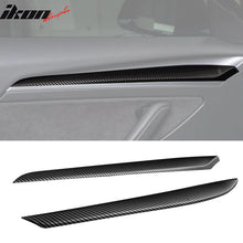 Load image into Gallery viewer, 2021-2023 Tesla 3 23 Y Matte Carbon Fiber Center Front Door Panel ABS
