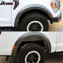 Load image into Gallery viewer, 2021-2024 Ford F-150 R Style Matte Black 4PCS Fender Flares Cover PP