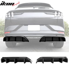 Load image into Gallery viewer, 2021-2024 Ford Mustang Mach-E GT Gloss Black Rear Bumper Lip Diffuser
