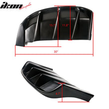 Load image into Gallery viewer, 2021-2024 Ford Mustang Mach-E GT Gloss Black Rear Bumper Lip Diffuser
