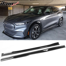Load image into Gallery viewer, 2021-2024 Ford Mustang Mach-E Gloss Black Side Skirts Rocker Panel PP